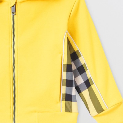 burberry check moletom com capuz mens