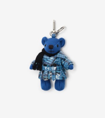 トーマスベア チャーム (ブルー) - メンズ, ウール | Burberry®公式サイト
