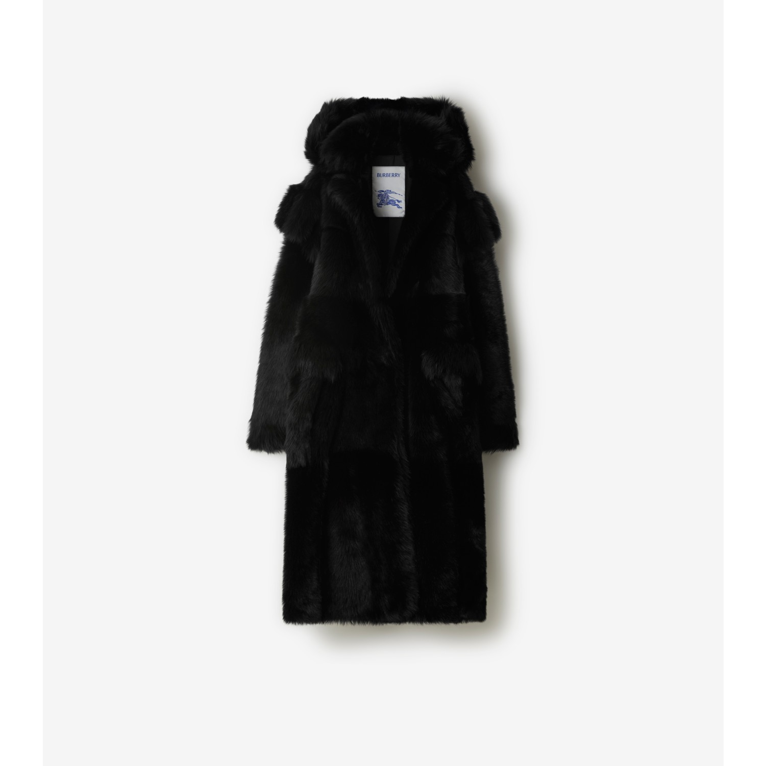 Burberry shearling 2025 coat mens