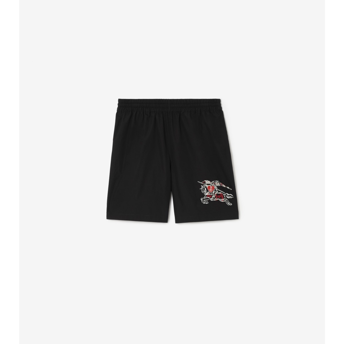  Embroidered Heart Knight Shorts