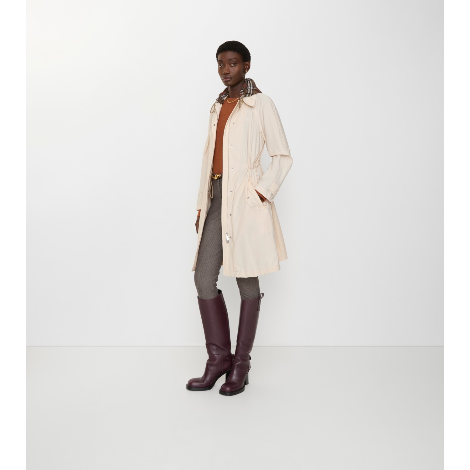 Newbury Parka​ in Calico beige - Women | Burberry® Official