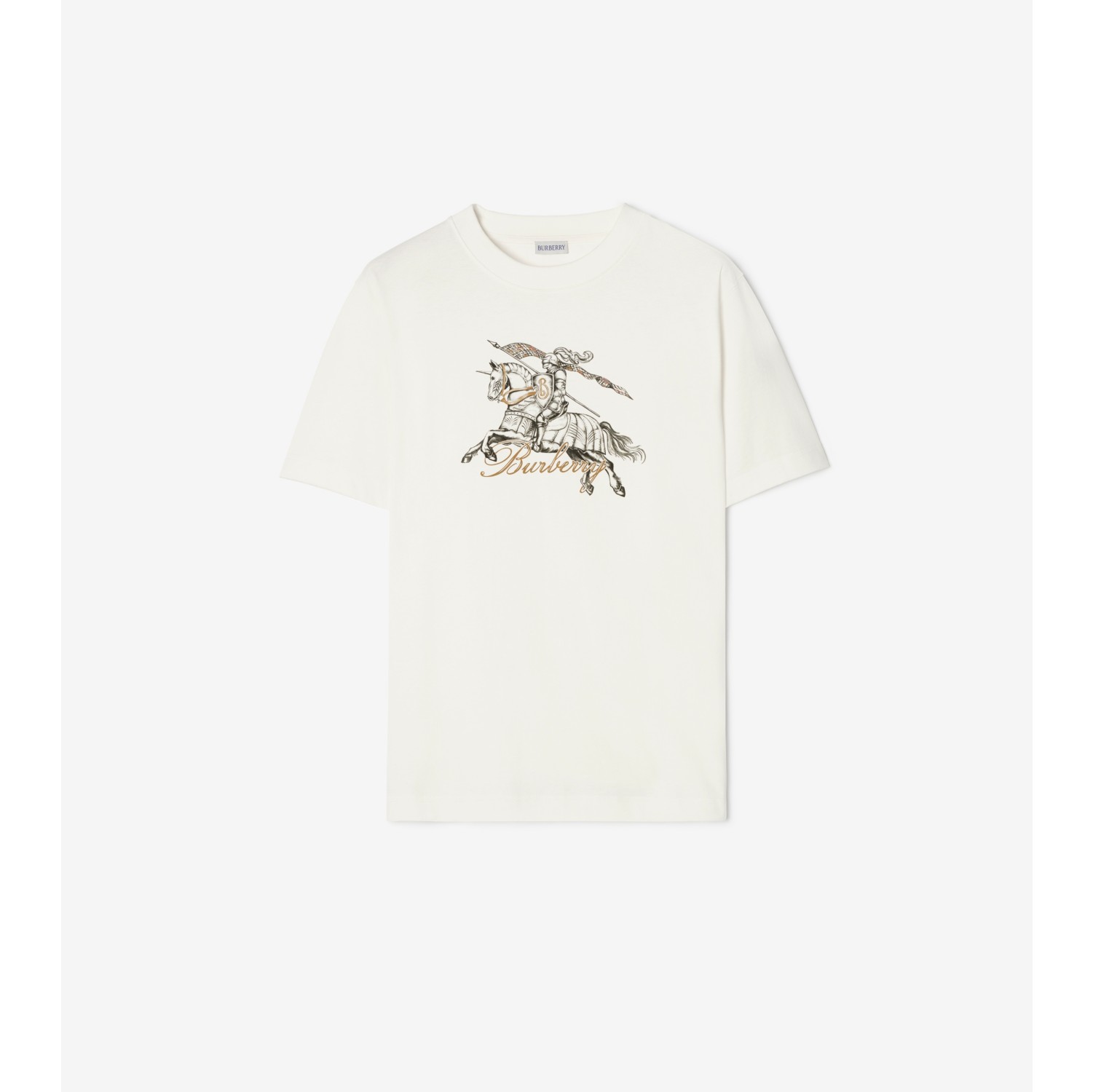 エッチドナイト コットンTシャツ (チョークホワイト) - メンズ