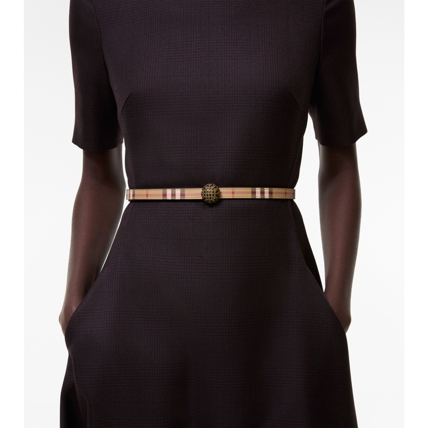 Thin Check Granulation Belt