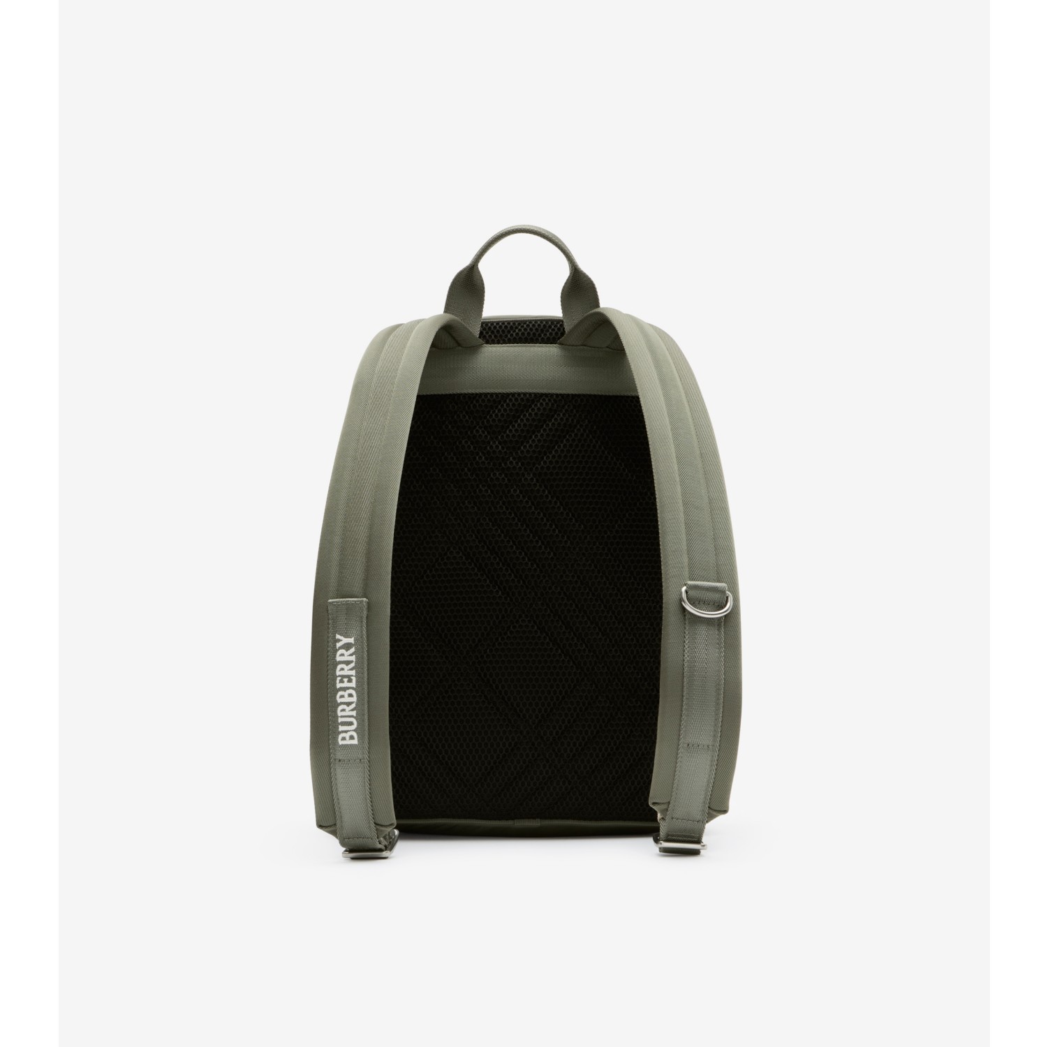 Knight Logo Zip Backpack in Dark sage green - Men | Burberry® Official