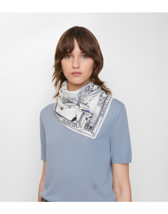 ウィメンズ デザイナー シルクスカーフ | Burberry® 公式サイト