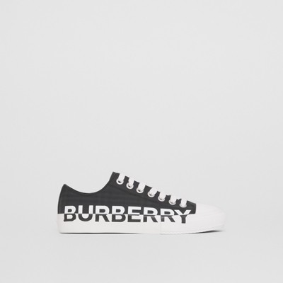 black and white burberry shoes