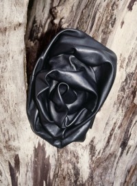 Rose Clutch in Black