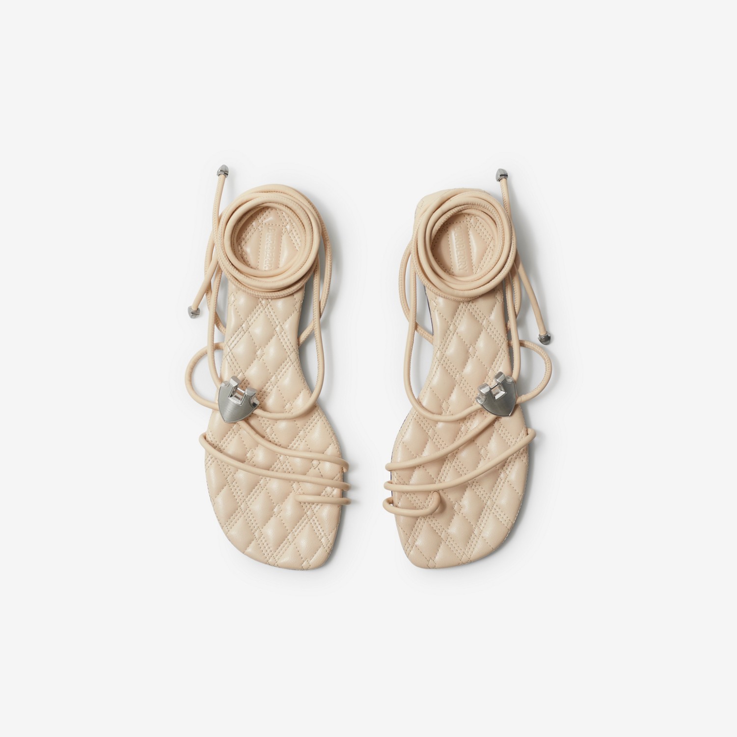Leather Ivy Shield Sandals