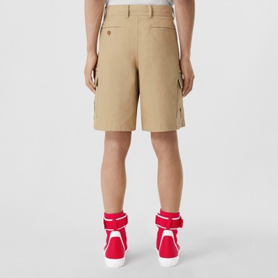 oversized linen shorts