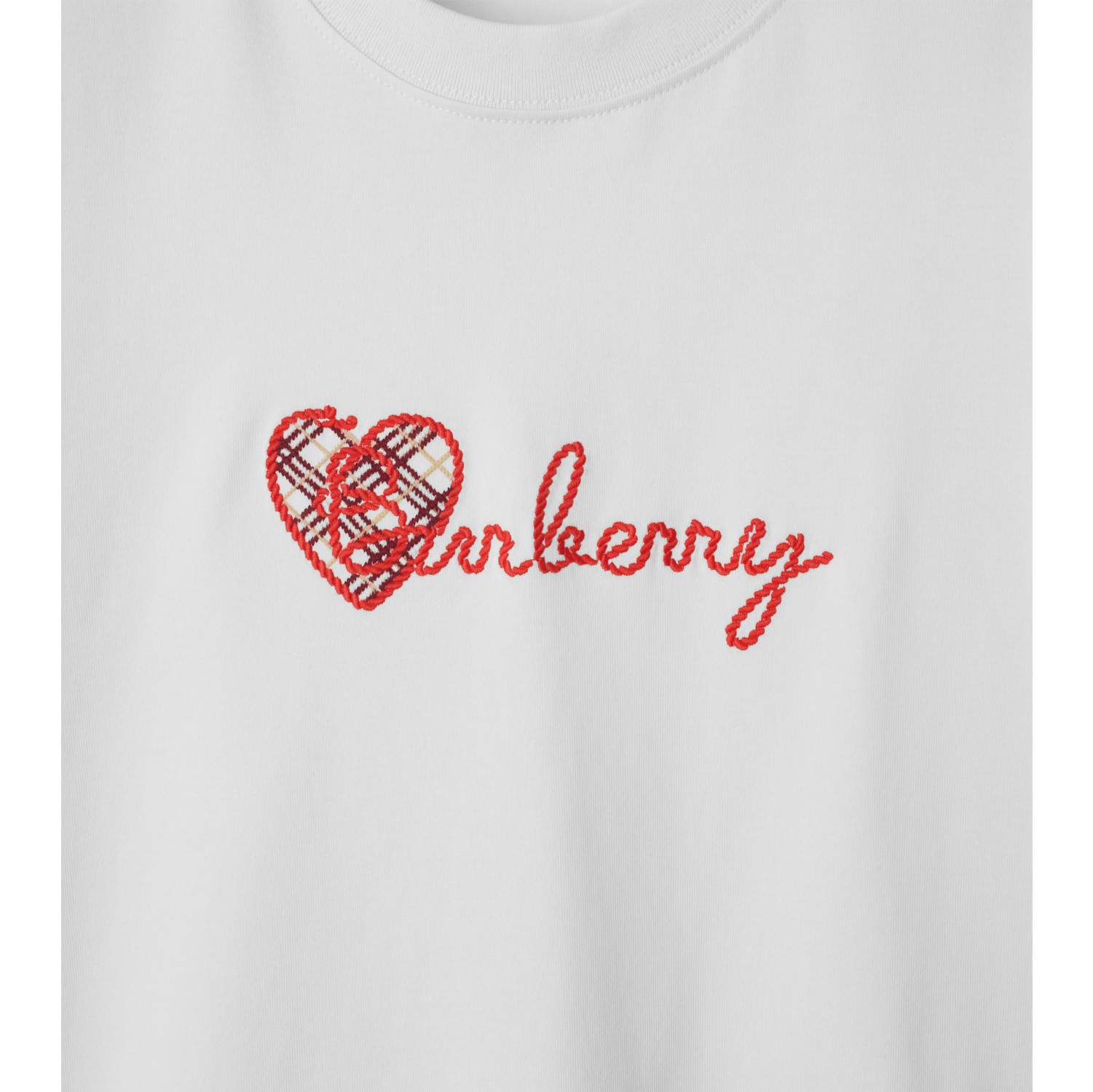 Heart Logo Cotton T-shirt