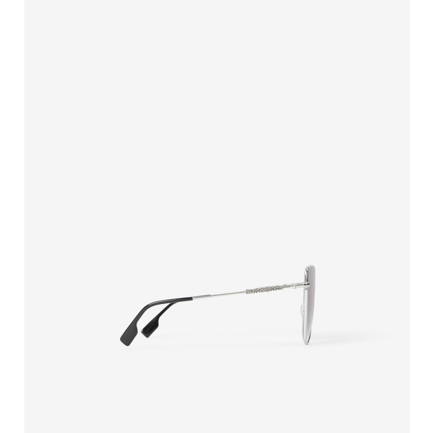 Cat Eye Glasses, White & SIlver