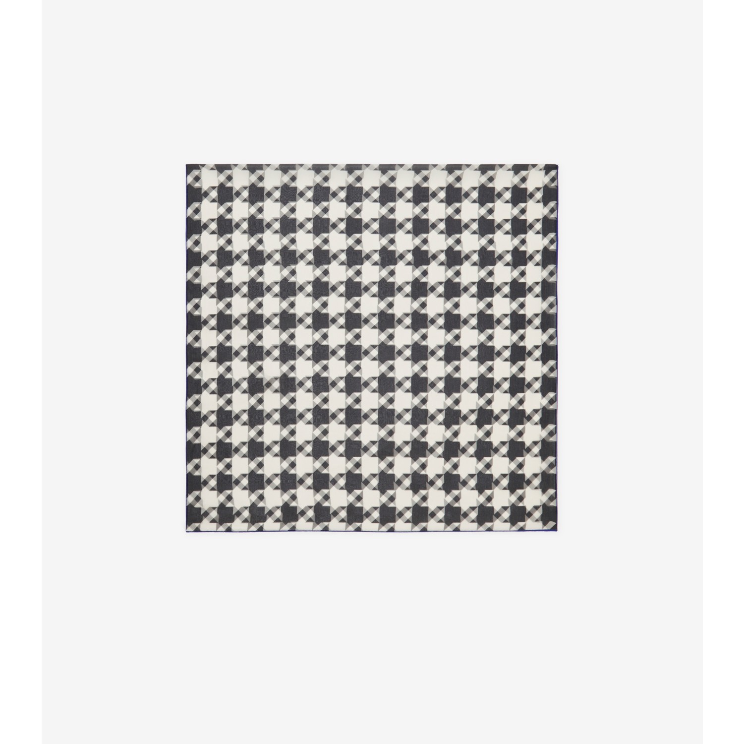 Echarpe de seda em pied-de-poule