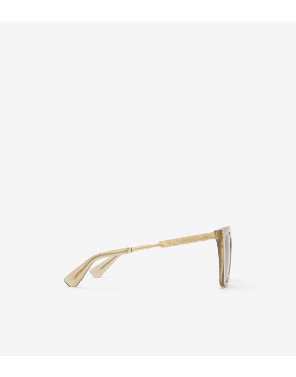Check Engraved Square Sunglasses​