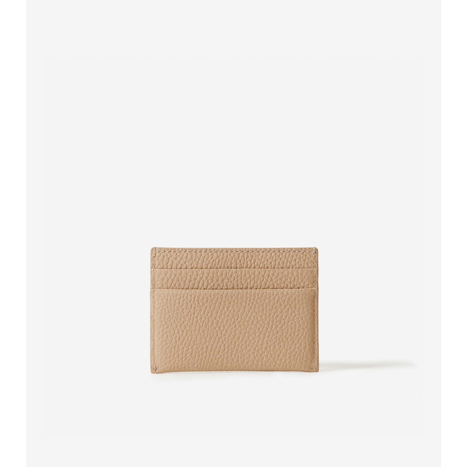 Grainy Leather TB Card Case in Oat beige - Women | Burberry® Official