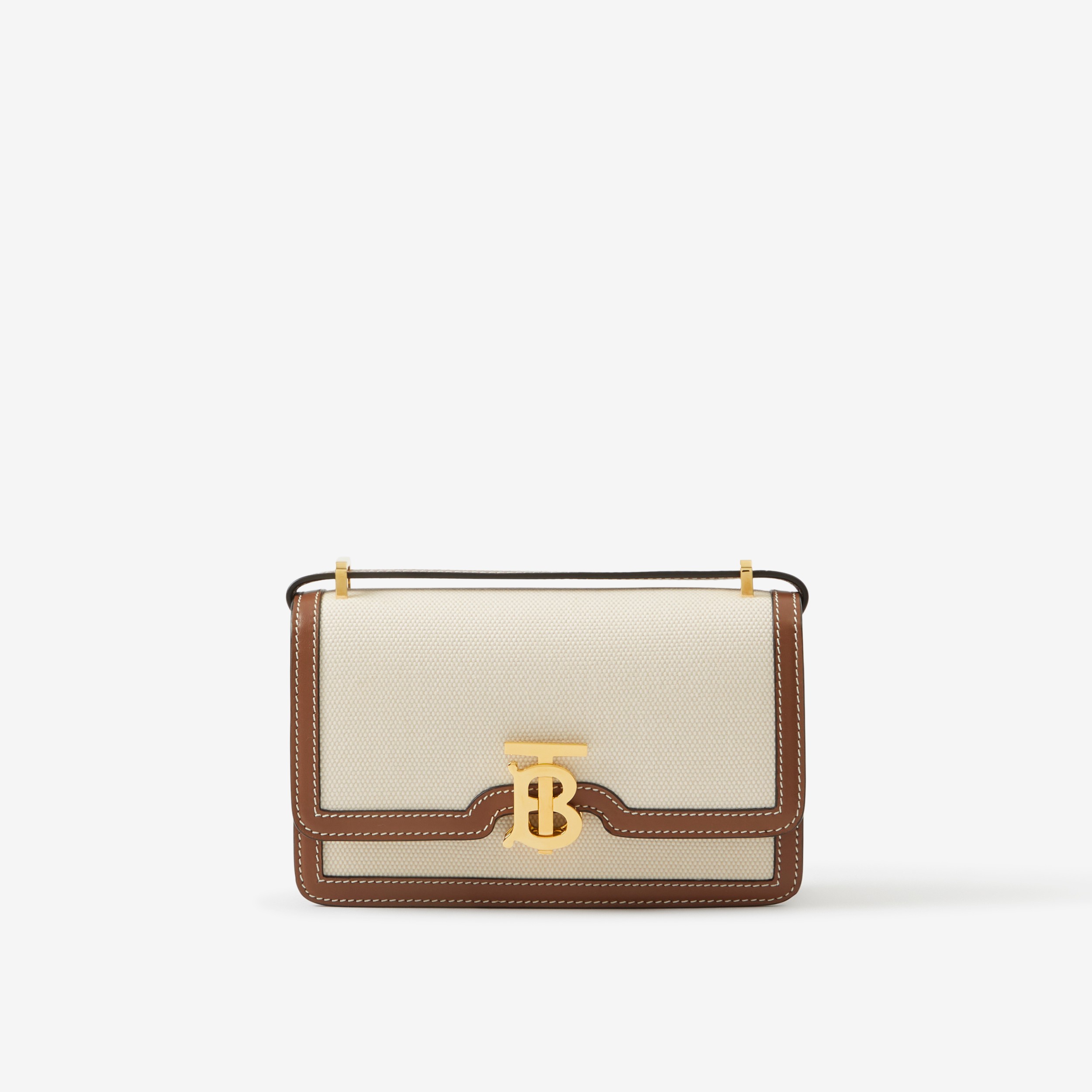 ミニ TBバッグ (ナチュラル／モルトブラウン) - ウィメンズ | Burberry