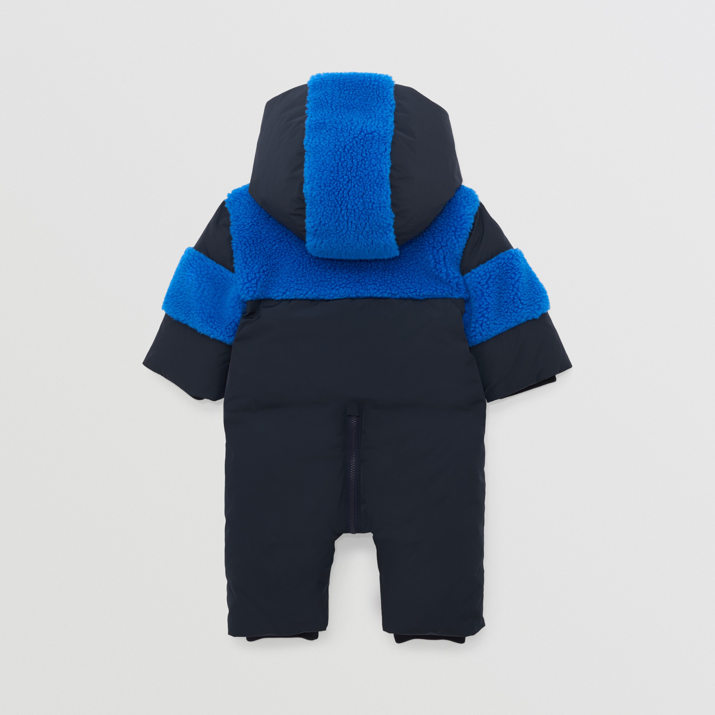 Thomas Bear Appliqué Hooded Puffer Suit in Midnight - Children | Burberry® Official - 4