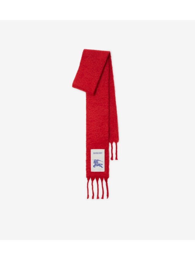 Louis Vuitton Monogram Womens Knit & Fur Scarves 2023 Ss, Red