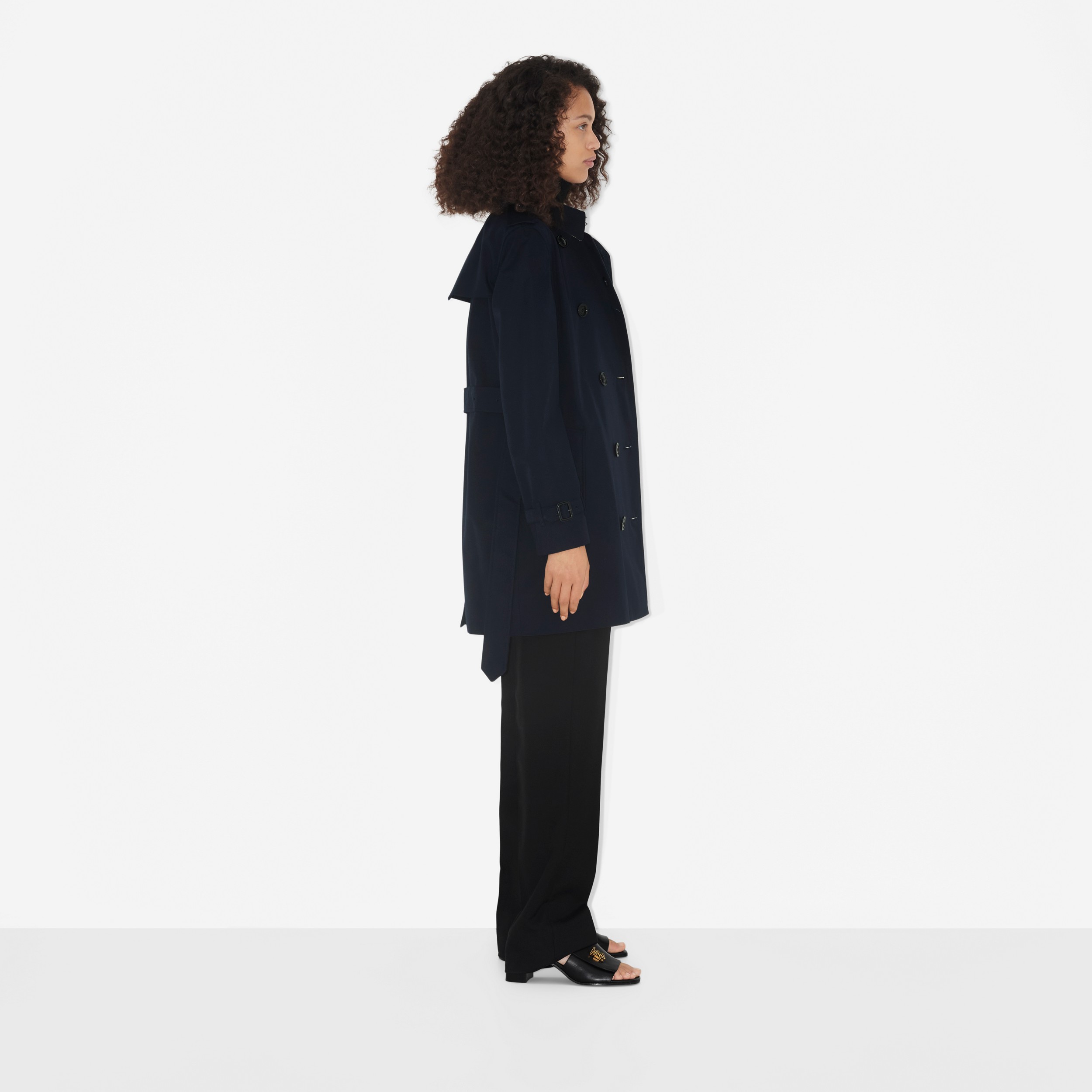 Trench coat Heritage Kensington corto (Azul Penumbra) - Mujer | Burberry® oficial - 3