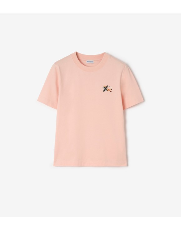 Knight Check Cotton T-shirt