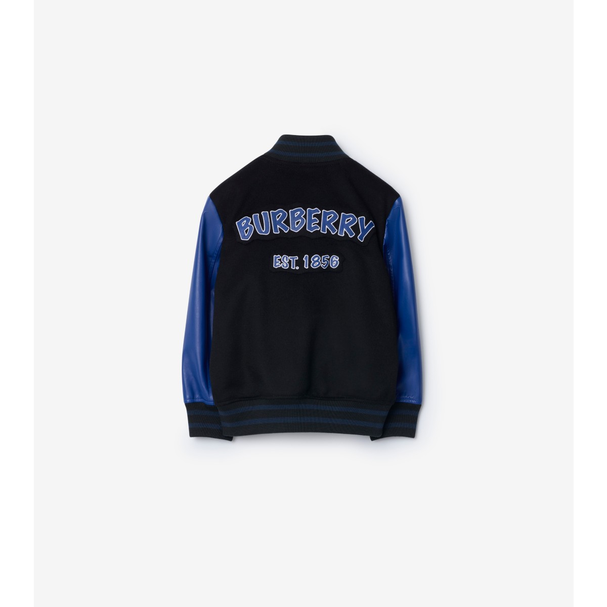  Stripe Wool Cashmere Bomber Jacket