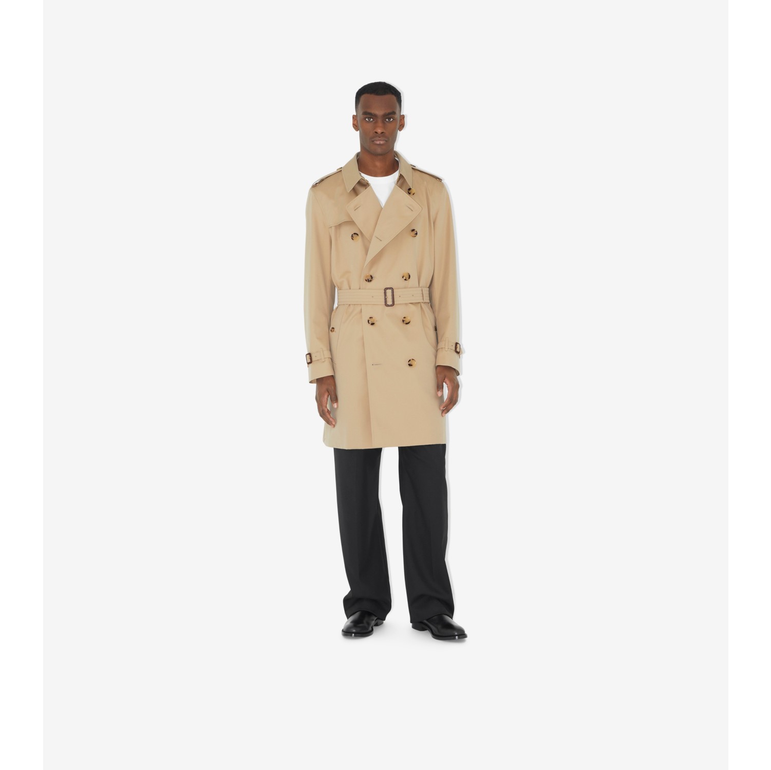 The Mid-length Chelsea Heritage Trench Coat in Honey - Burberry