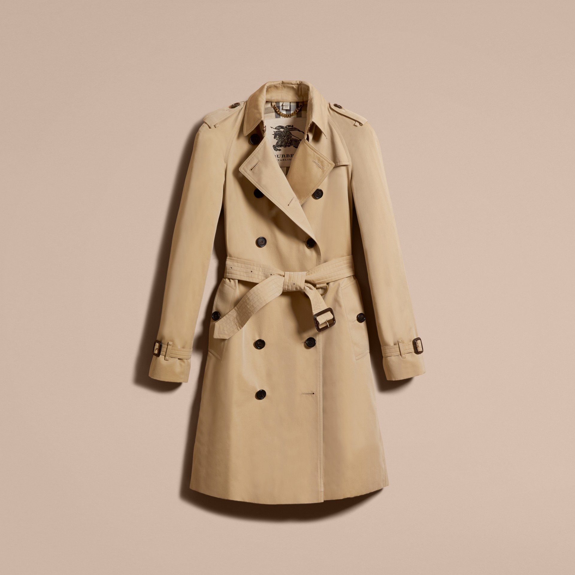 The Westminster – Long Heritage Trench Coat Honey | Burberry