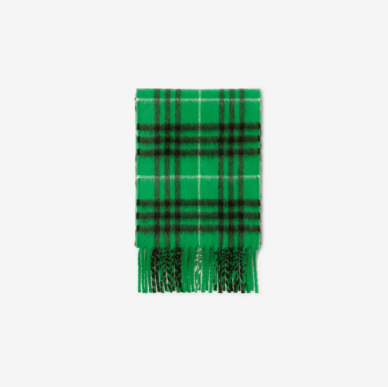 Check Cashmere Scarf – Online Exclusive in Caterpillar | Burberry® Official