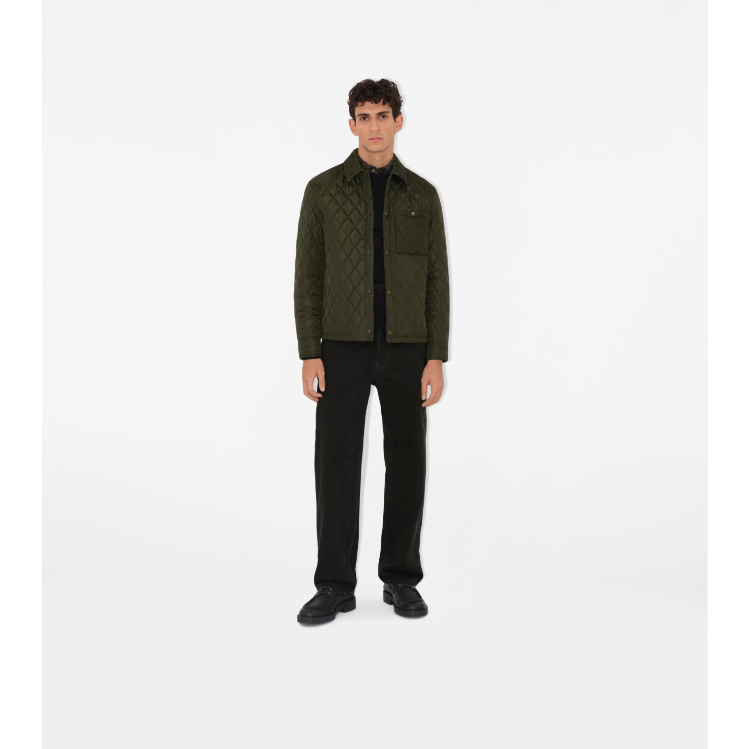 Quilted Nylon Overshirt