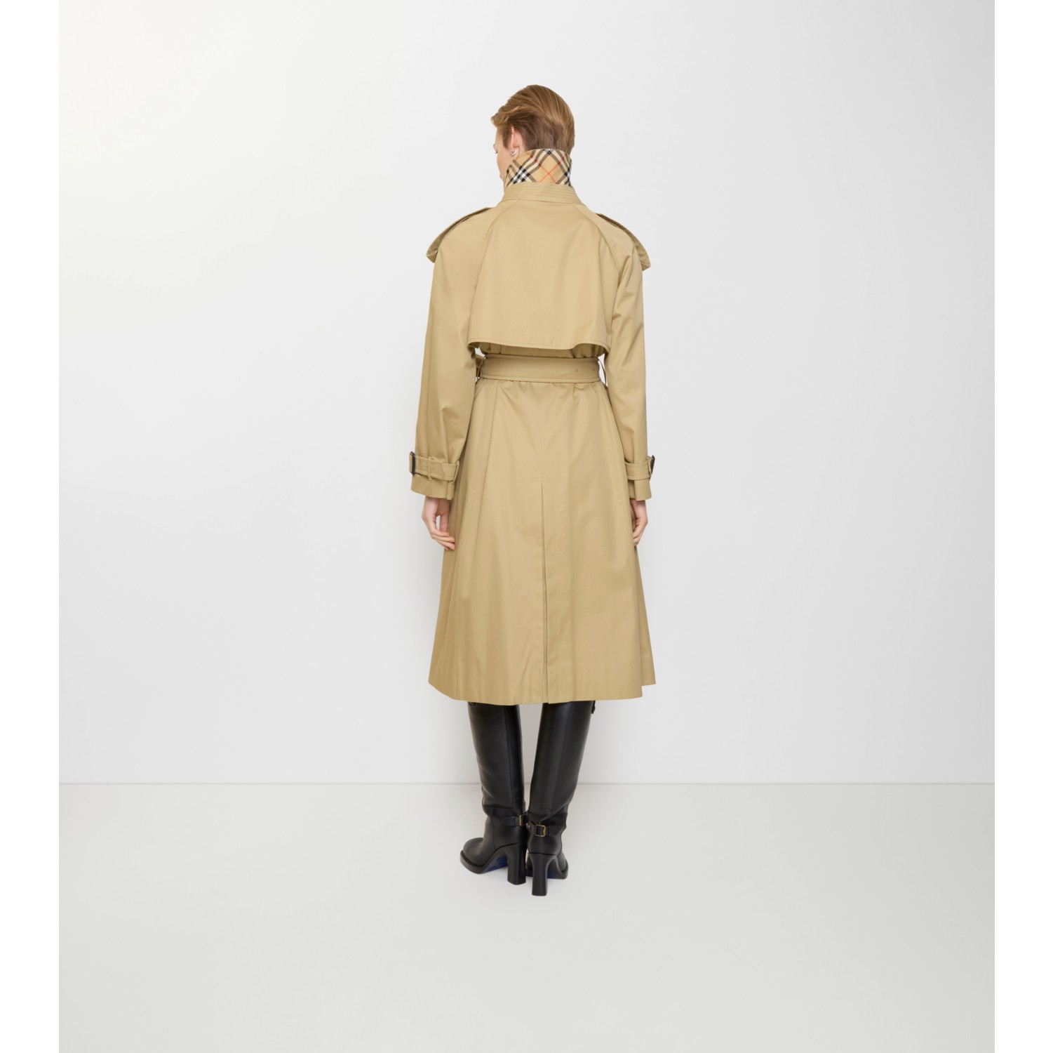 Long Gabardine Fitzrovia Trench Coat