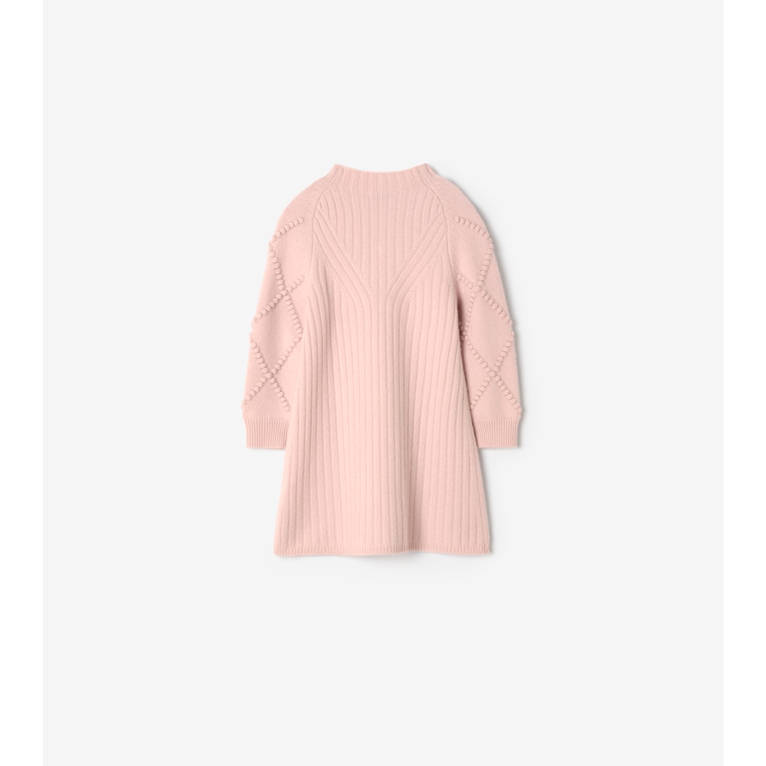 Check Bow Wool Cashmere Dress