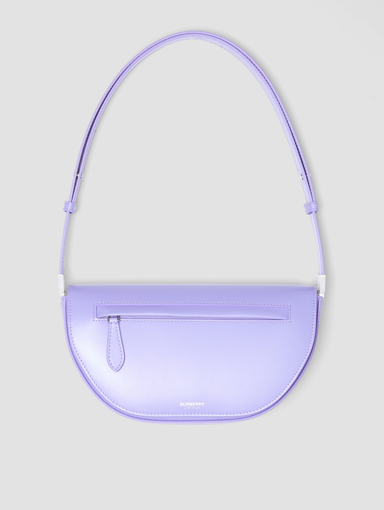 Small Leather Olympia Bag in Soft Violet