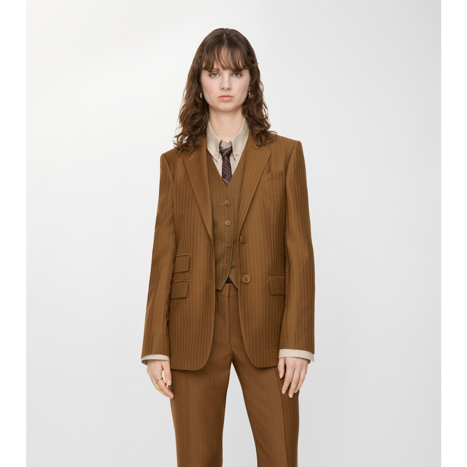 Wool Mohair Tailored Jacket