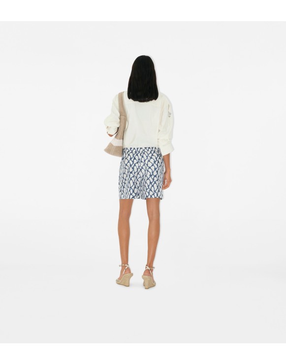 Knot Silk Shorts