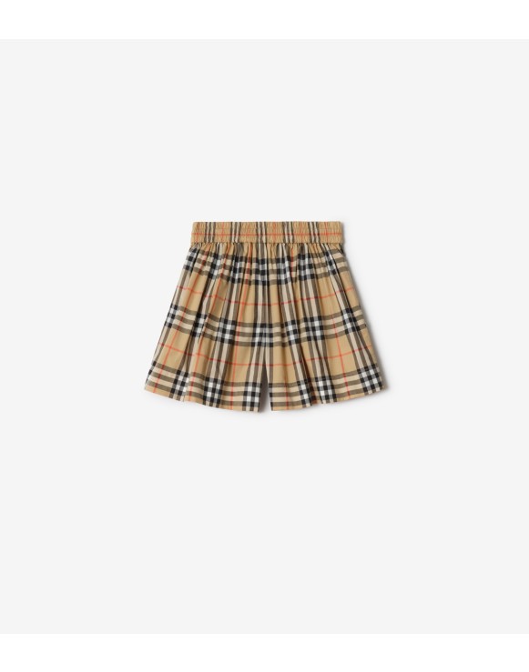 BURBERRYチルドレン♥スカート トップ チェック コットンスカート
