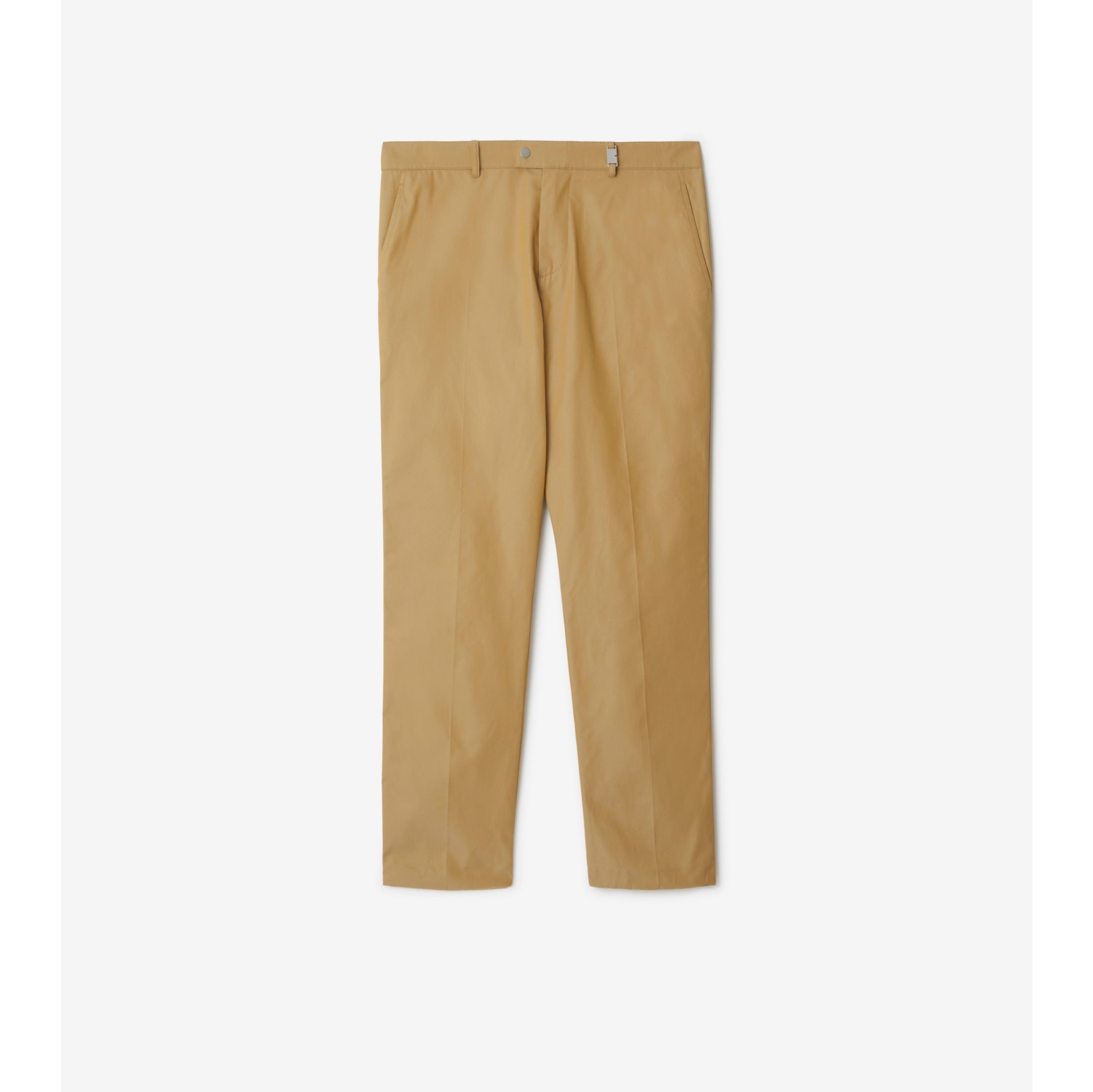 Cotton Chinos in Spelt Men Burberry Official