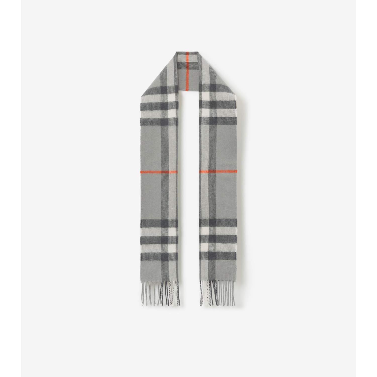 Grey store burberry scarf