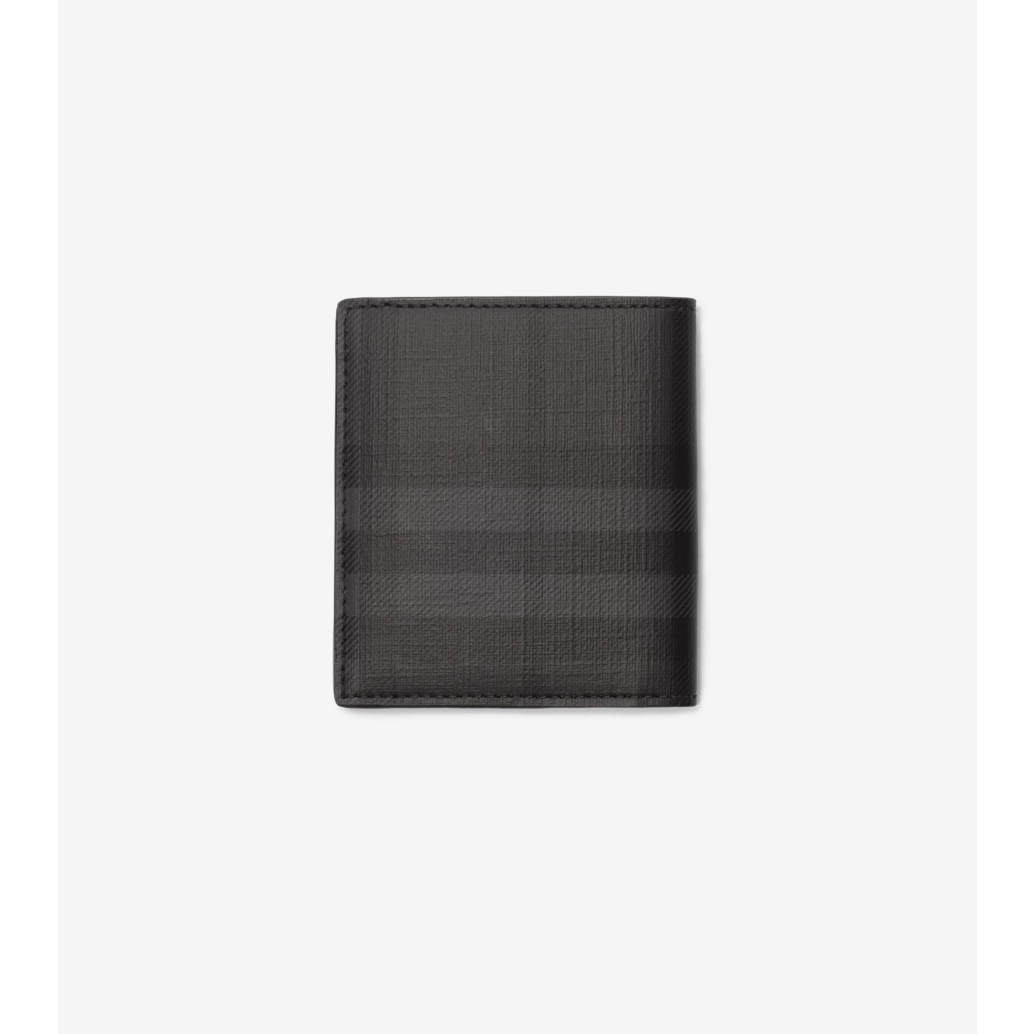 City Check Folding Card Case in Iron grey - Men, Cotton, Technical | Burberry® Official