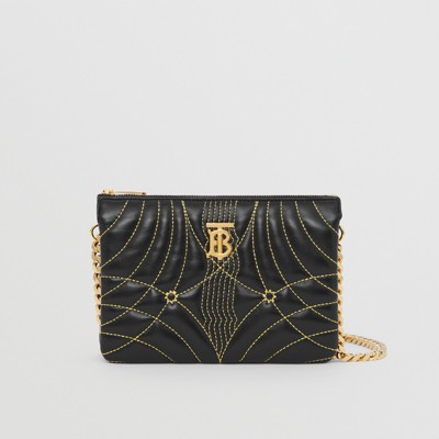 burberry black mini bolsa