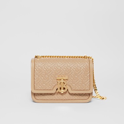 medium quilted monogram lambskin tb bolsa