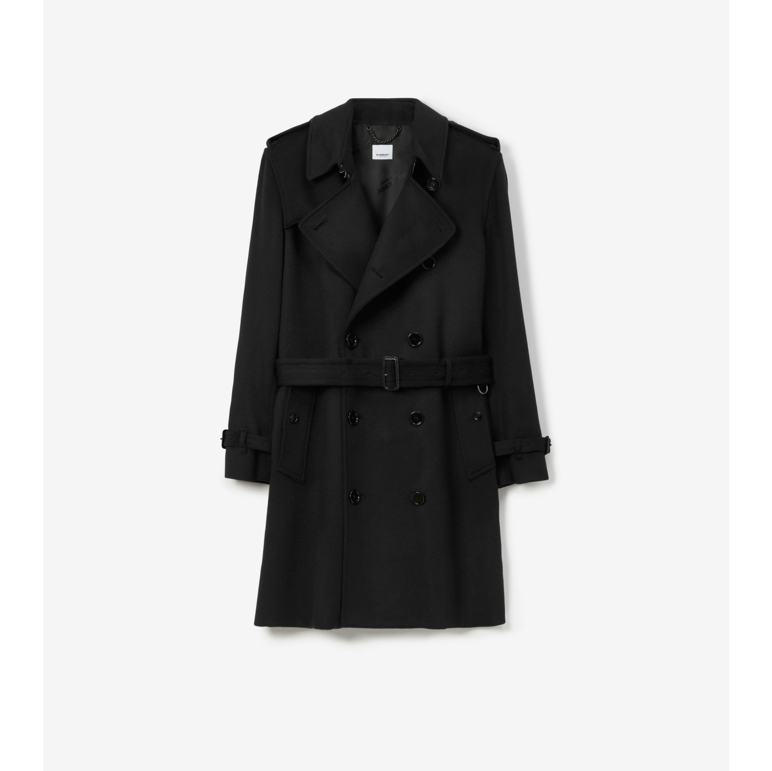 Mid-length Cashmere Blend Kensington Trench Coat