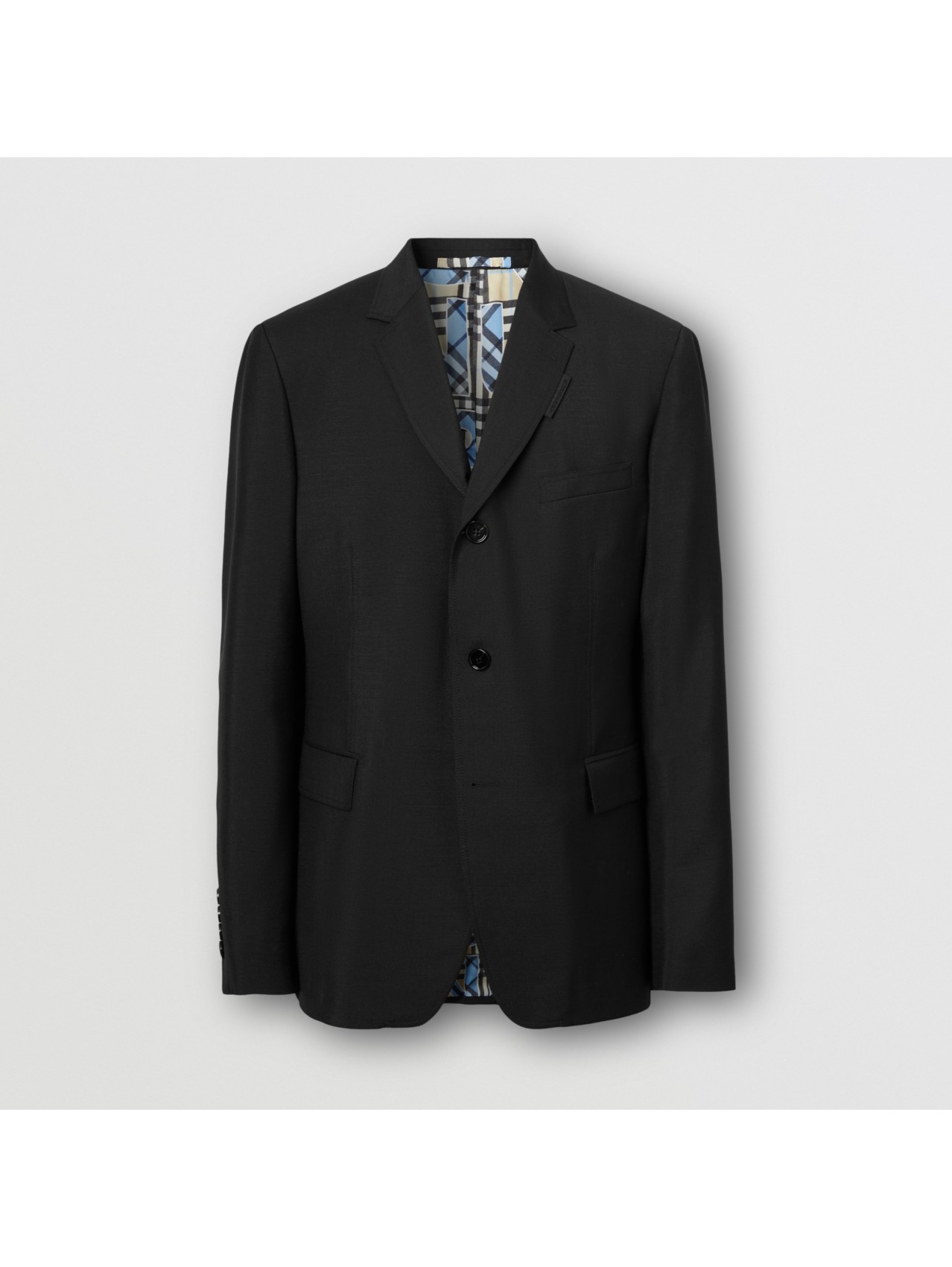 black blazers with white tick