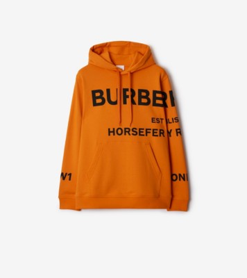 Burberry yellow hoodie hot sale