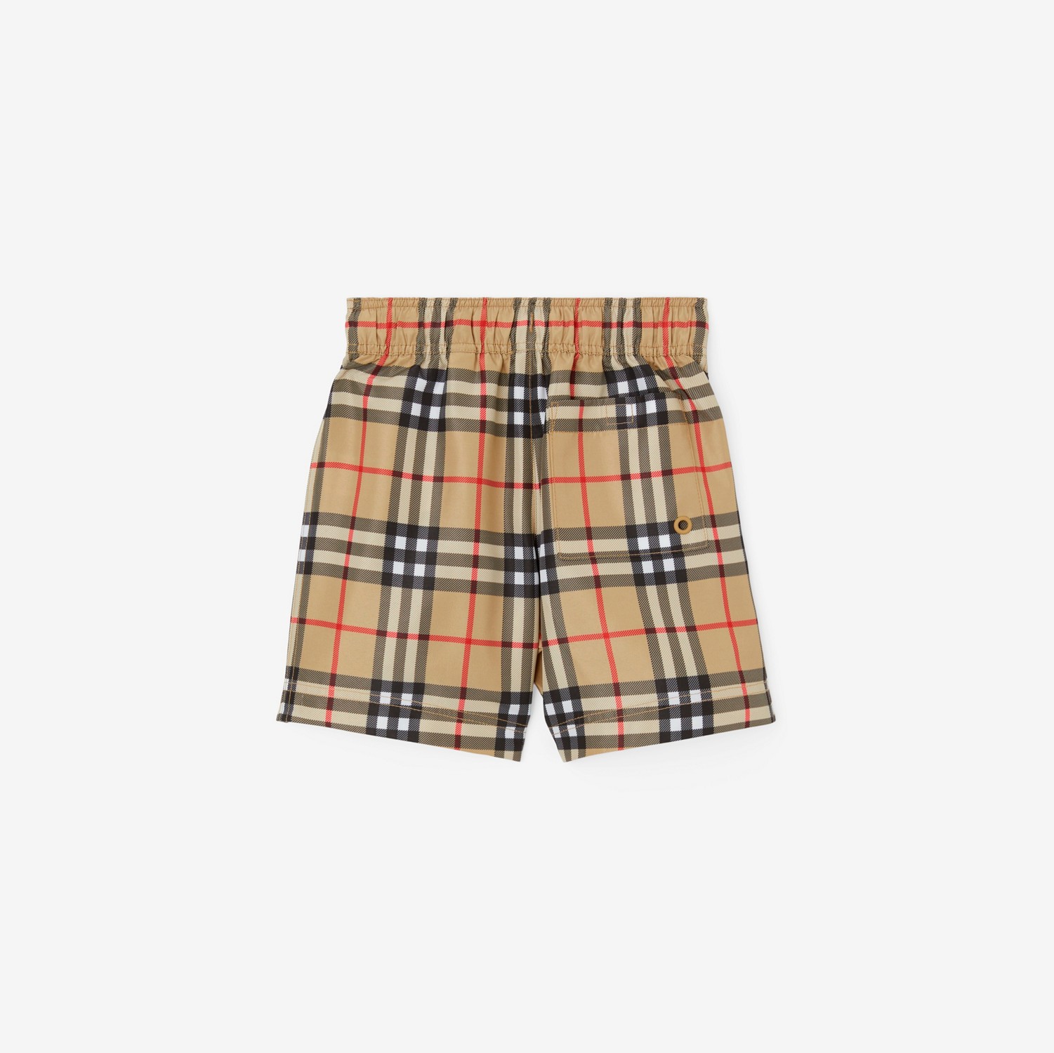 Vintage Check Swim Shorts in Archive Beige - Children | Burberry® Official
