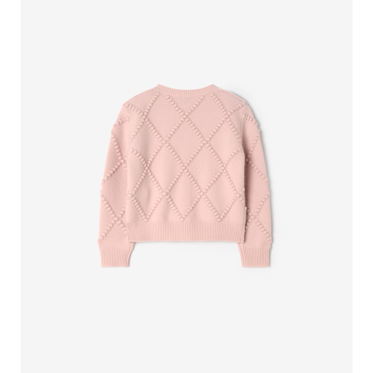  Check Bow Wool Cashmere Cardigan