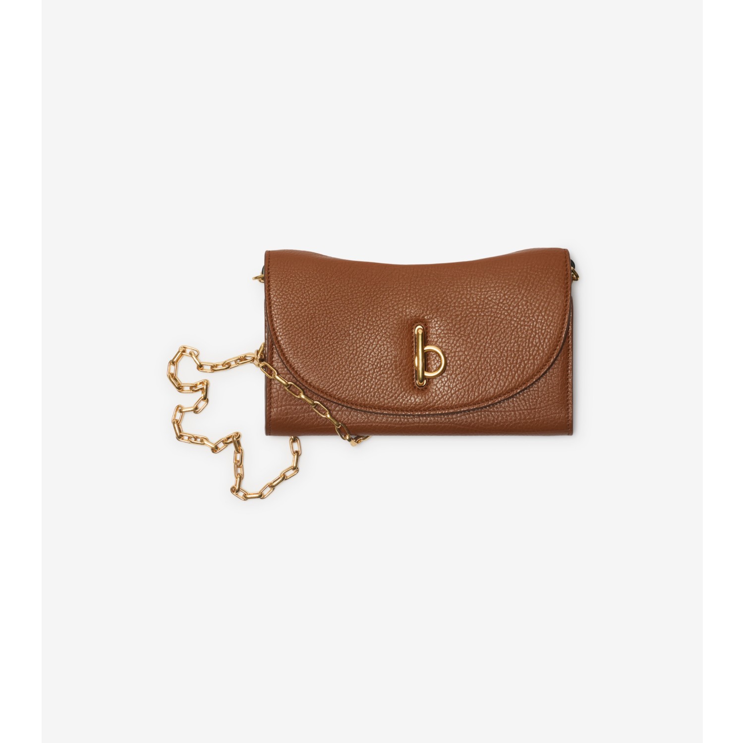 Rocking Horse Chain Strap Wallet​ in Hazel - Women | Burberry® Official