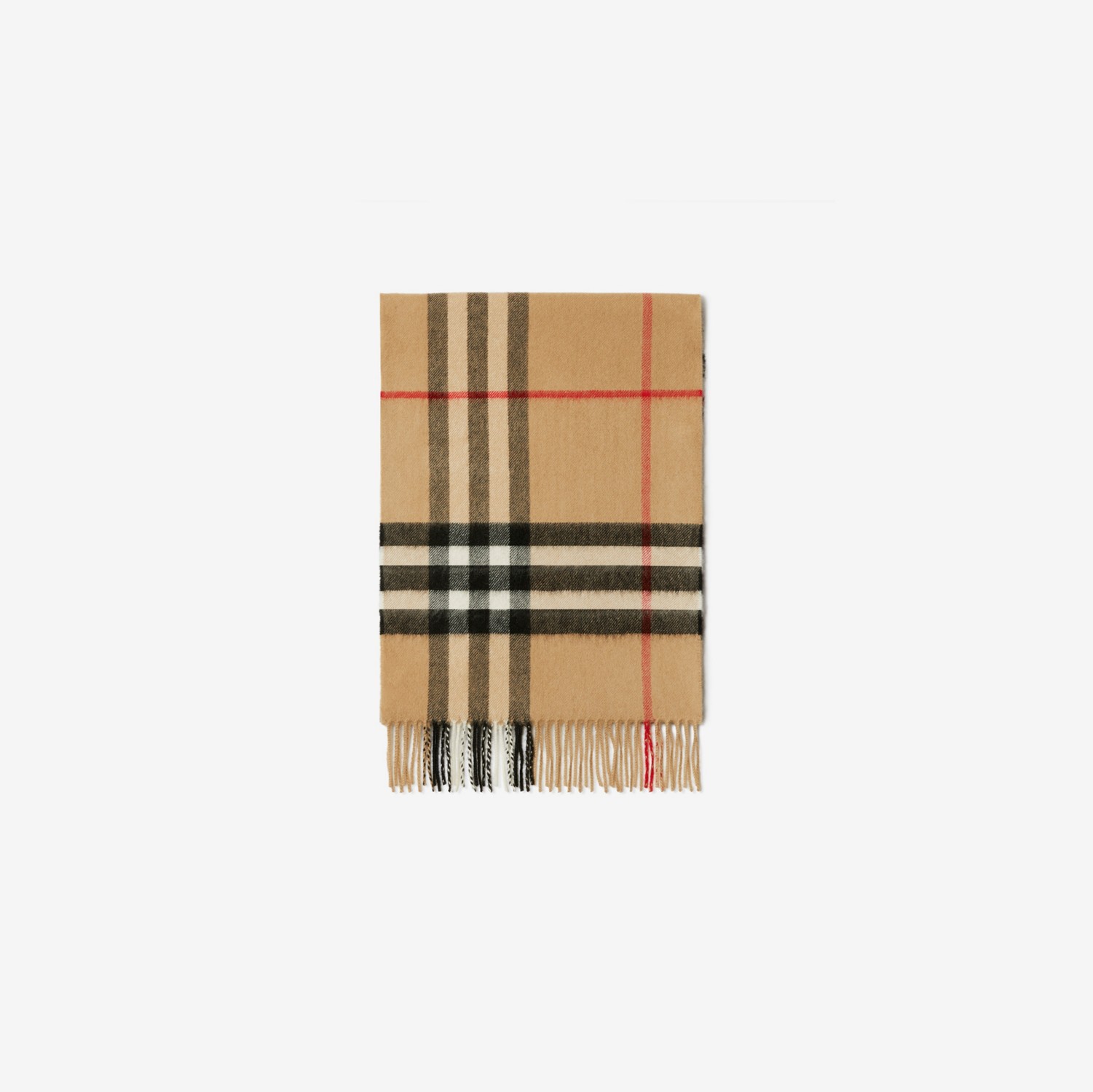 チェック カシミアスカーフ (アーカイブベージュ) | Burberry チェック カシミアスカーフ (アーカイブベージュ) | Burberry