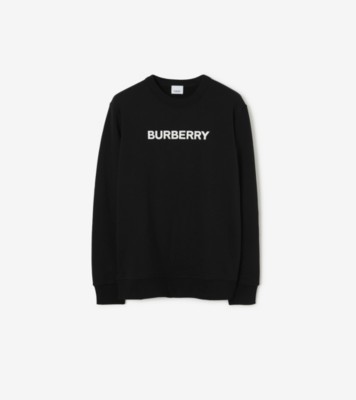 ロゴ コットンスウェット (ブラック) - メンズ, コットン | Burberry