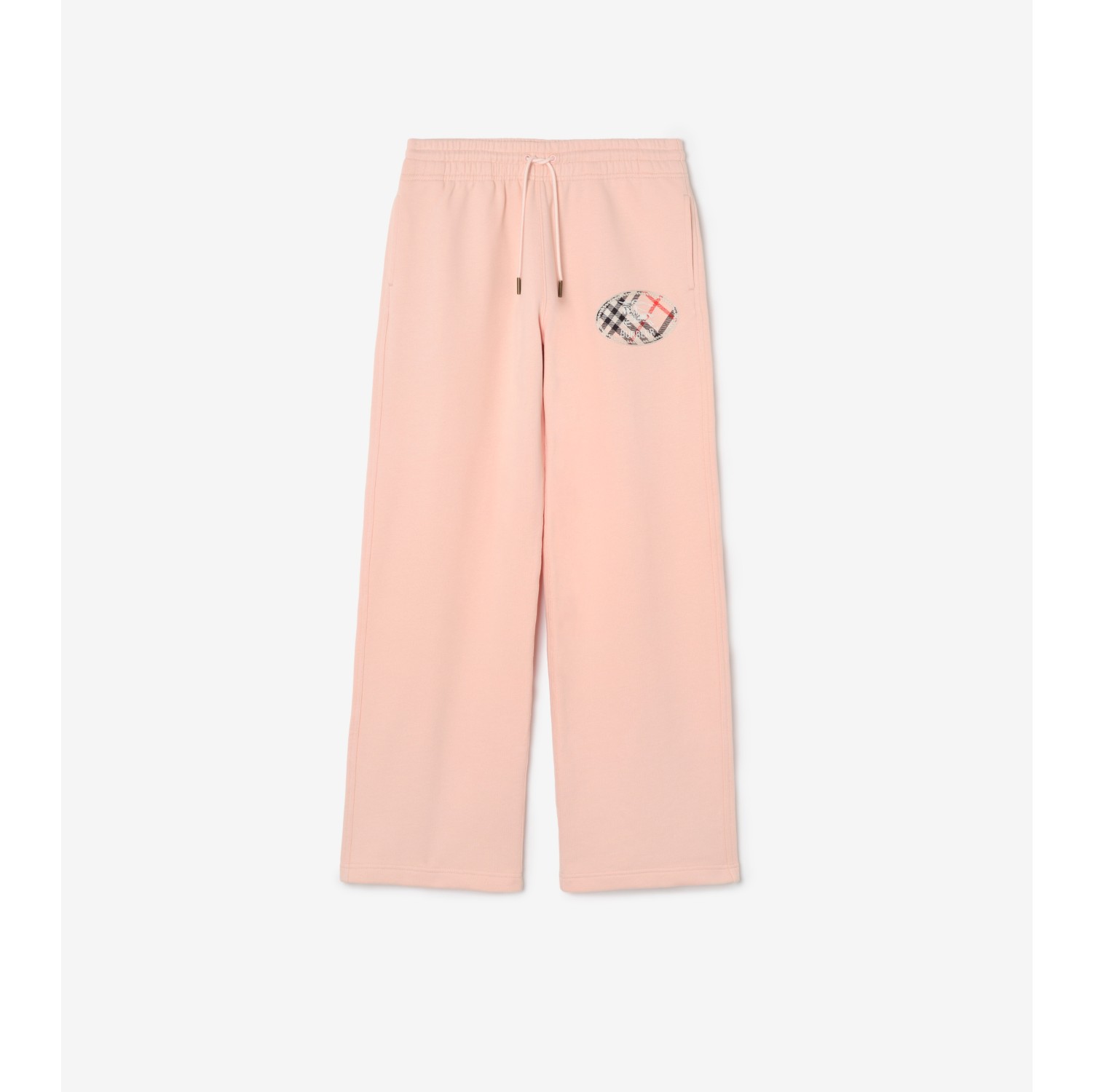 Check Knight Stamp Cotton Track Pants