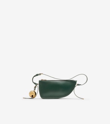 Mini Shield Sling Bag in Vine - Women, Leather | Burberry® Official