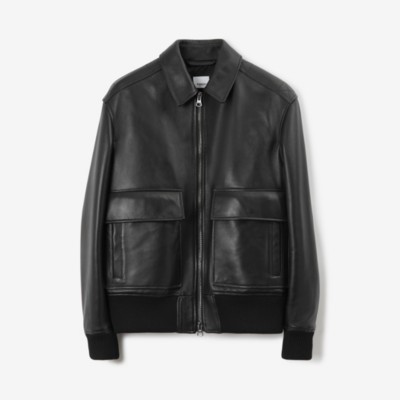 BURBERRY BURBERRY LEATHER JACKET